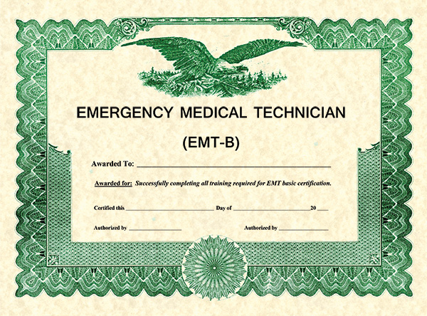 Buy/Shop EMT CERTIFICATES – CERTIFICATES Online In NJ – Some's Uniforms ...